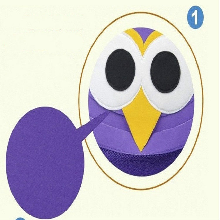 寶寶洗澡儲物袋卡通造型收納掛袋防水浴室網袋