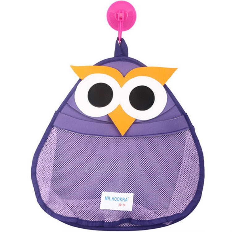 寶寶洗澡儲物袋卡通造型收納掛袋防水浴室網袋