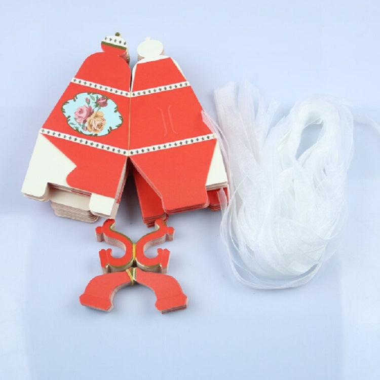 50個一賣 創意燙金茶壺形狀喜糖盒下午茶糕點盒