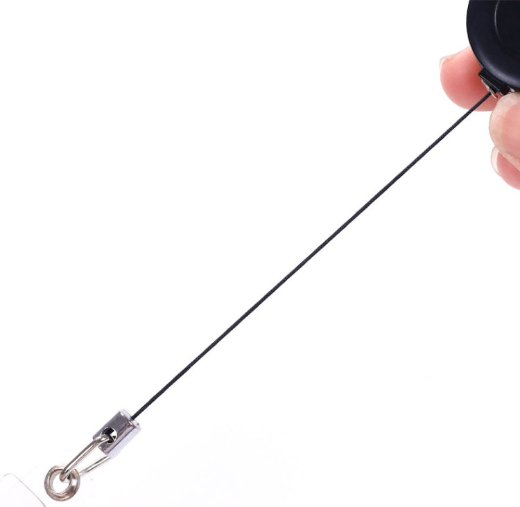 鋅合金易拉扣鑰匙扣背夾式防盜伸縮扣