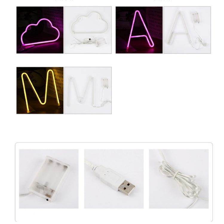 LED霓虹掛件裝飾燈溫馨小夜燈