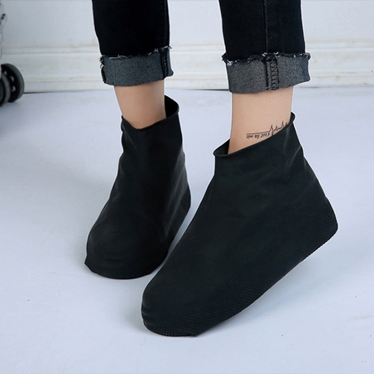 2對一賣 防水鞋套雨衣防滑可重複使用的硅膠鞋墊鞋靴雨鞋套