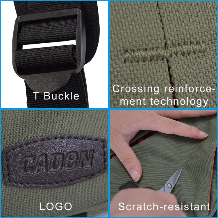 CADeN K1單反相機挎包數碼相機單肩包防水包帶防雨罩