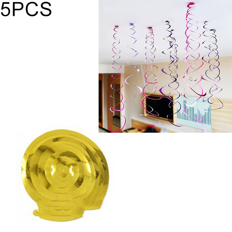 5個一賣 70cmPVC螺旋掛飾聖誕節幼兒園教室生日派對場景布置垂吊亮片掛飾