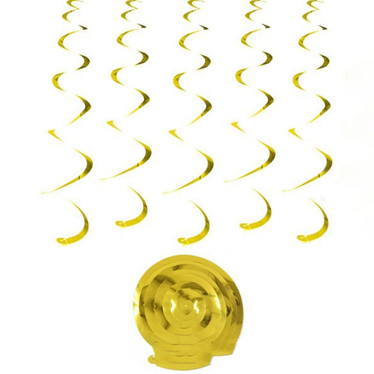 5個一賣 70cmPVC螺旋掛飾聖誕節幼兒園教室生日派對場景布置垂吊亮片掛飾