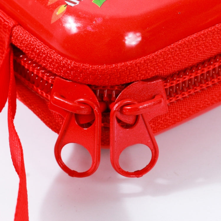 聖誕卡通零錢包 方形收納盒鑰匙包