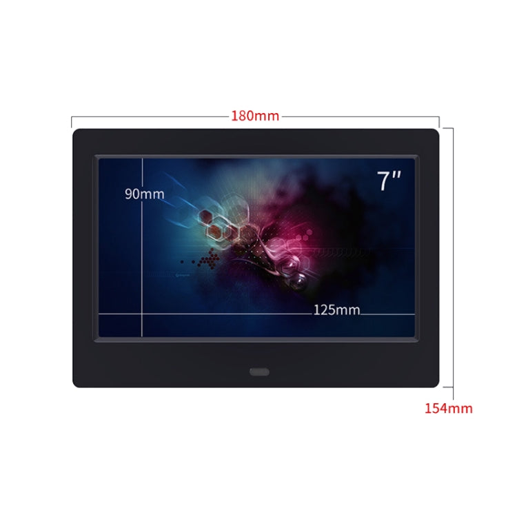 DPF-706-2.4G 7寸數碼相框 LED壁掛廣告機