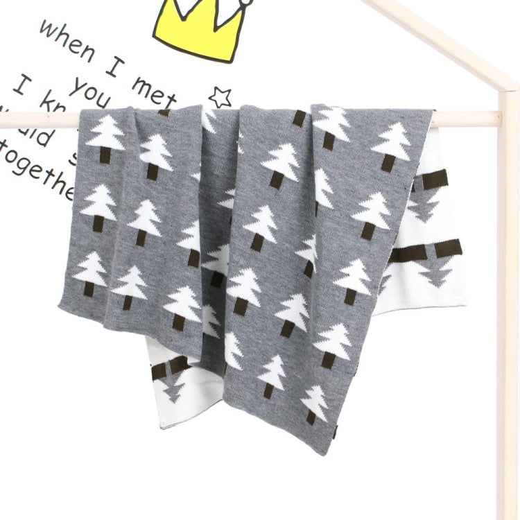 嬰兒針織聖誕樹抱毯外出披肩蓋被