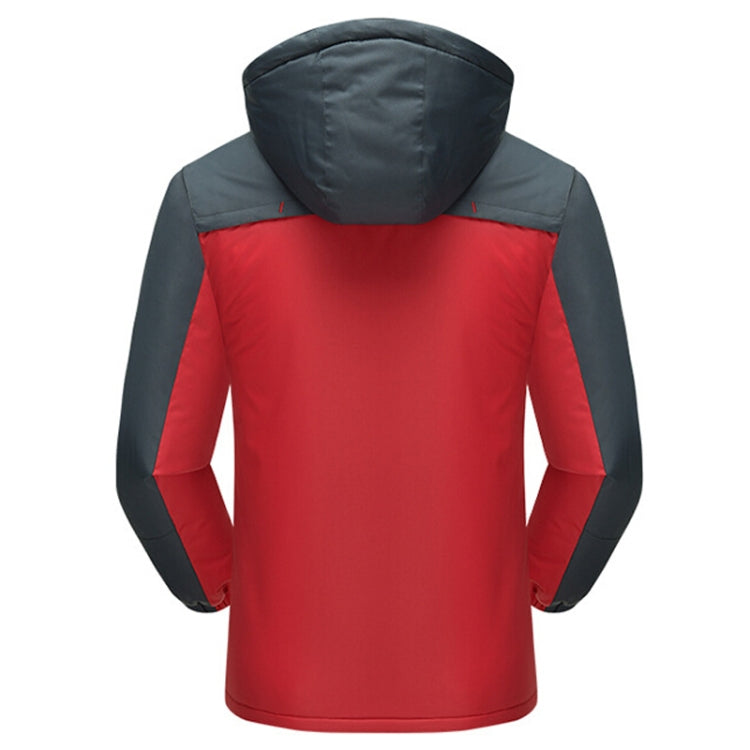 男士冬季厚抓絨防水羽絨服外套