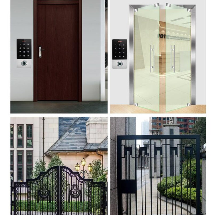 金屬防水指紋刷卡密碼門禁多功能一體機