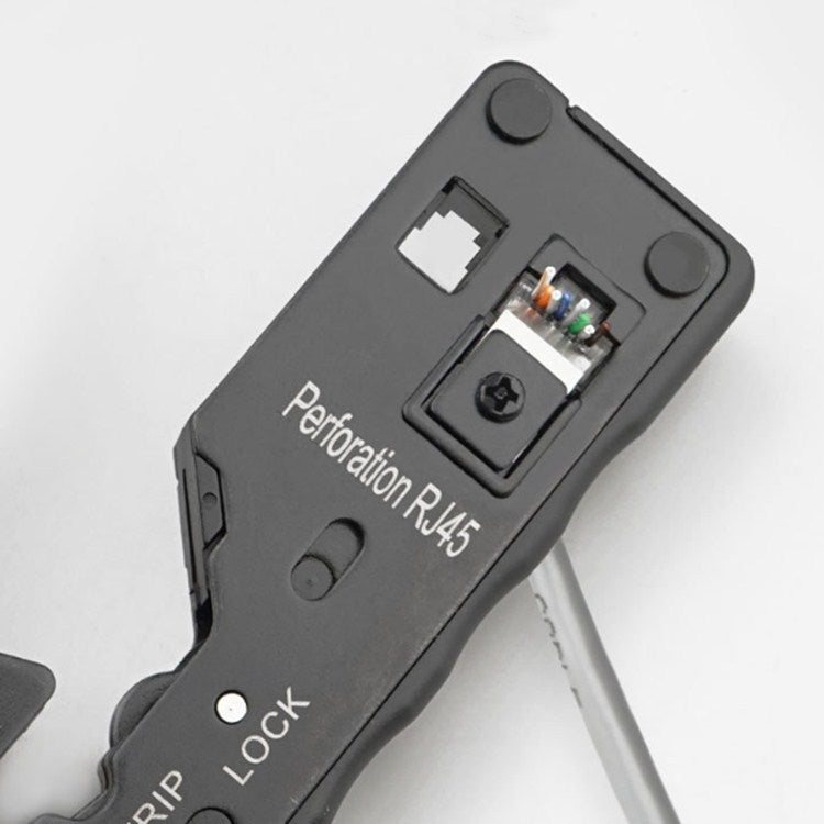 多功能七類通孔水晶頭6P8P剝線網絡工具擠壓接壓線網線鉗子