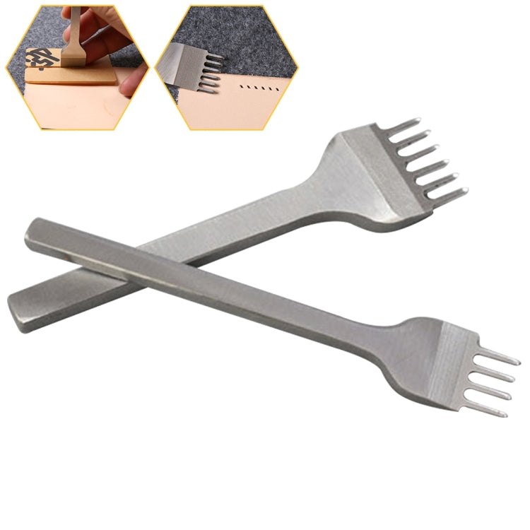 4合一 白鋼菱斬打孔縫線工具DIY皮革打孔工具套裝