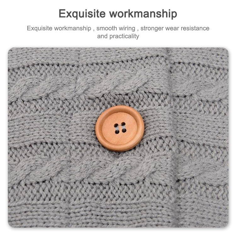 溫暖柔軟純棉針織信封新生兒睡袋