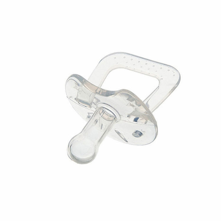 嬰兒用品全硅膠圓頭拇指透明安撫奶嘴