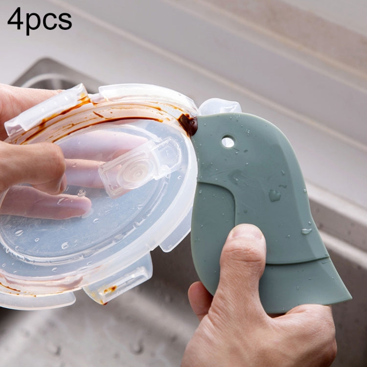 4個一賣 企鵝造型軟刮刀廚房烘培小工具