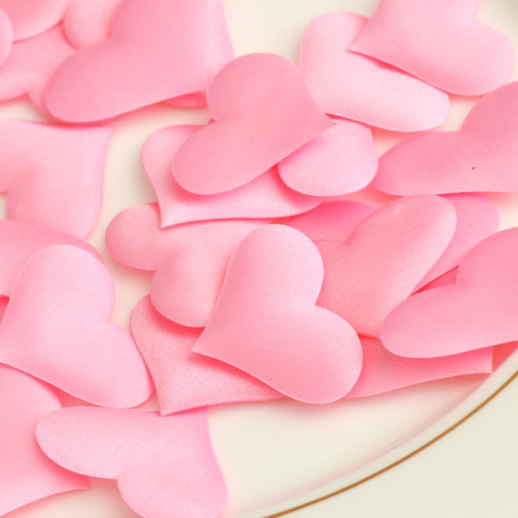 100個一包 3.5厘米 婚慶用品愛心手拋花婚房裝飾仿真假花瓣