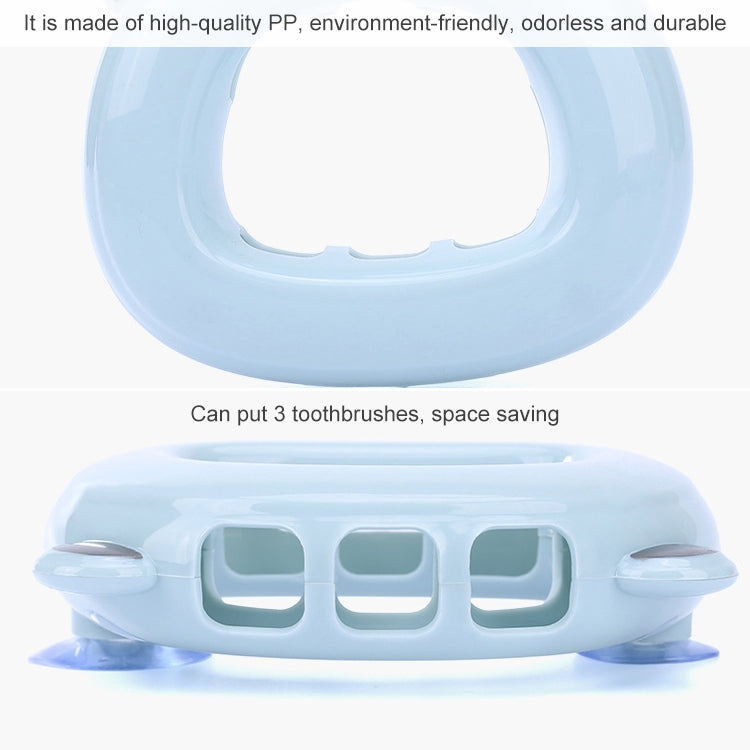 壁掛式浴室牆壁掛架 創意情侶吸盤牙刷架