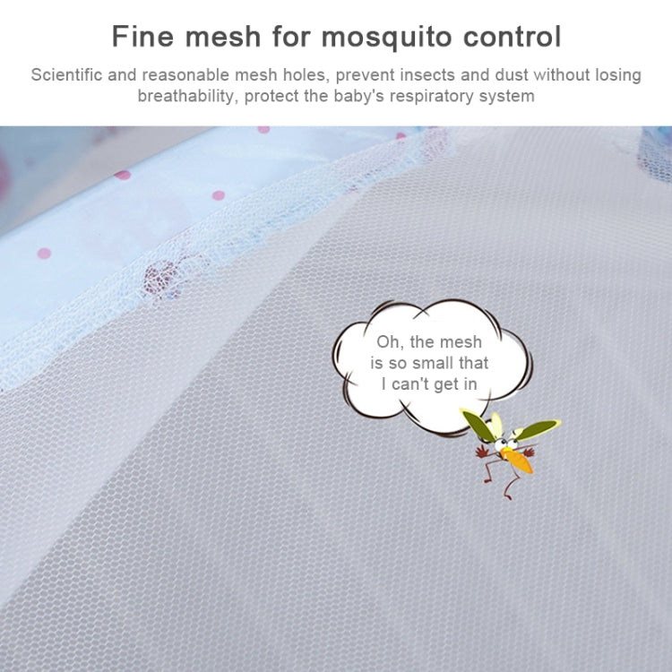 春夏無底兒童蚊帳嬰兒圓頂免安裝