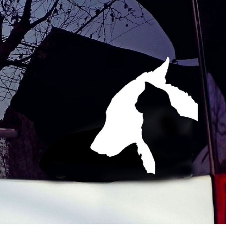 十件一賣 狗和貓車貼寵物反光防水貼紙