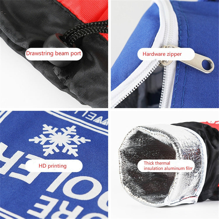 牛津布圓筒型冰包便攜摺疊飲料冰包午餐包