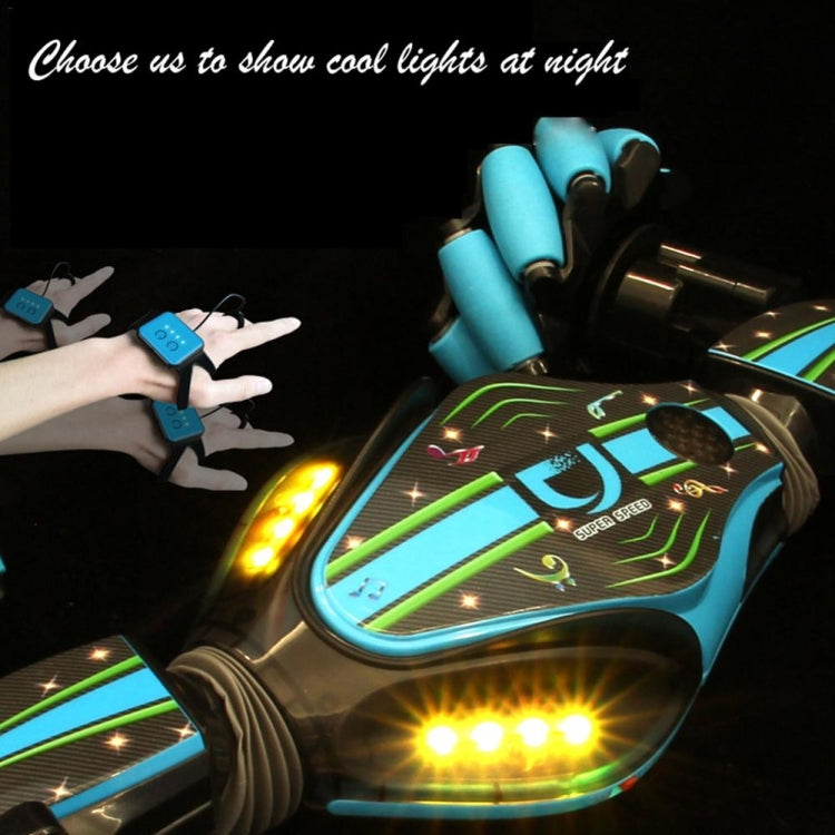 手勢感應遙控扭變車燈光音樂變形車漂移橫移跳舞越野特技車