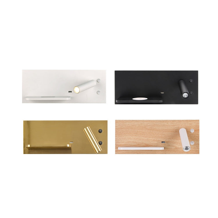 無線壁燈USB 5V充電器壁燈酒店床頭閱讀射燈
