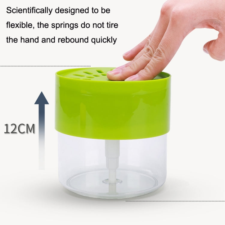 廚房洗潔精按壓瓶海綿擦組合碗刷皂液盒