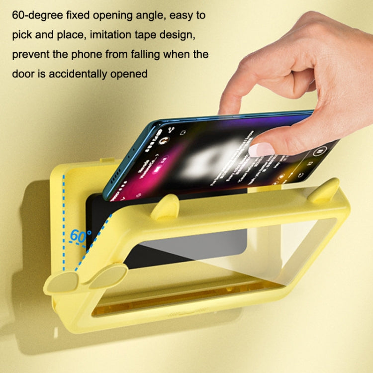 浴室防水手機支架洗澡看電視可旋轉拆卸觸屏手機盒