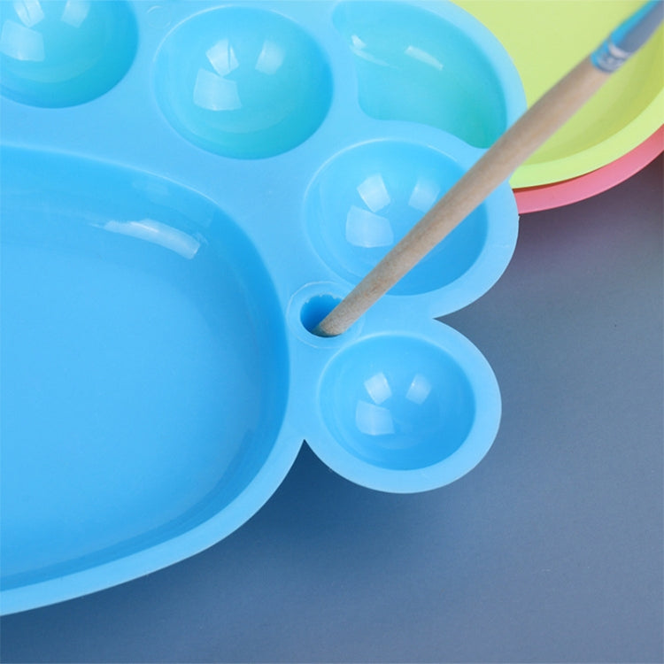 兩個一賣 15格大腳丫調色盤 塑料顏色彩繪用品