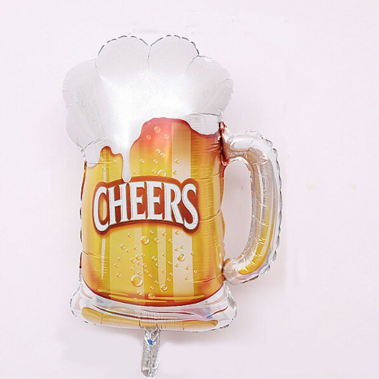 2個一賣 生日派對慶祝裝飾布置酒瓶酒杯鋁箔氣球