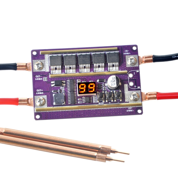 鉛酸電瓶版 12V 數顯DIY電池點焊機筆控制