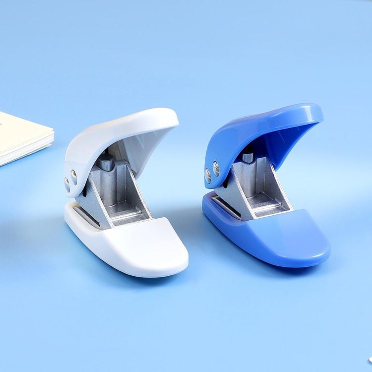 得力 迷你小型打孔機圓形單孔打孔器 手動打洞機， 尺寸：6x5.5cm，顏色隨機