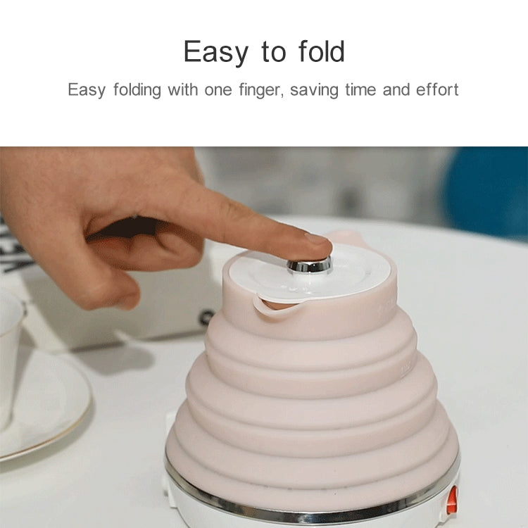 便攜摺疊式硅膠智能恆溫旅行露營電熱水壺