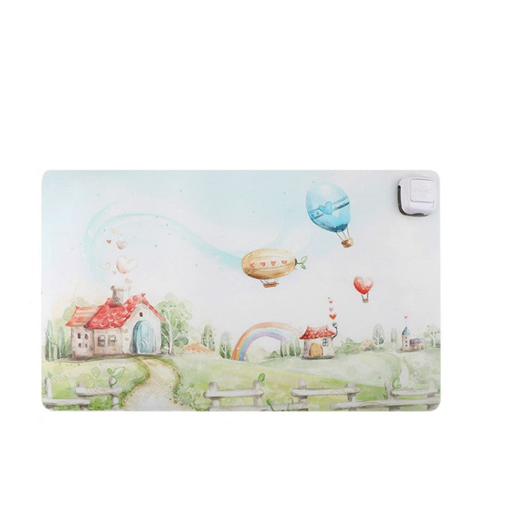 220V電熱板寫字台暖桌墊毯辦公室鼠標加熱保暖電腦暖手桌面發熱板