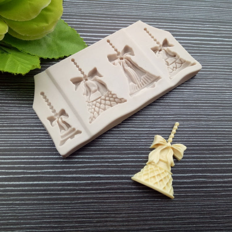 2個一賣 聖誕鈴鐺巧克力糖果餅乾蛋糕裝飾工具 DIY烘焙翻糖食品級硅膠模具