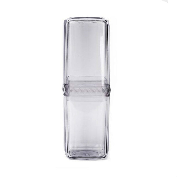 簡易款兩件套 旅行洗漱套裝多功能旅行洗漱杯牙膏牙刷分裝瓶收納盒