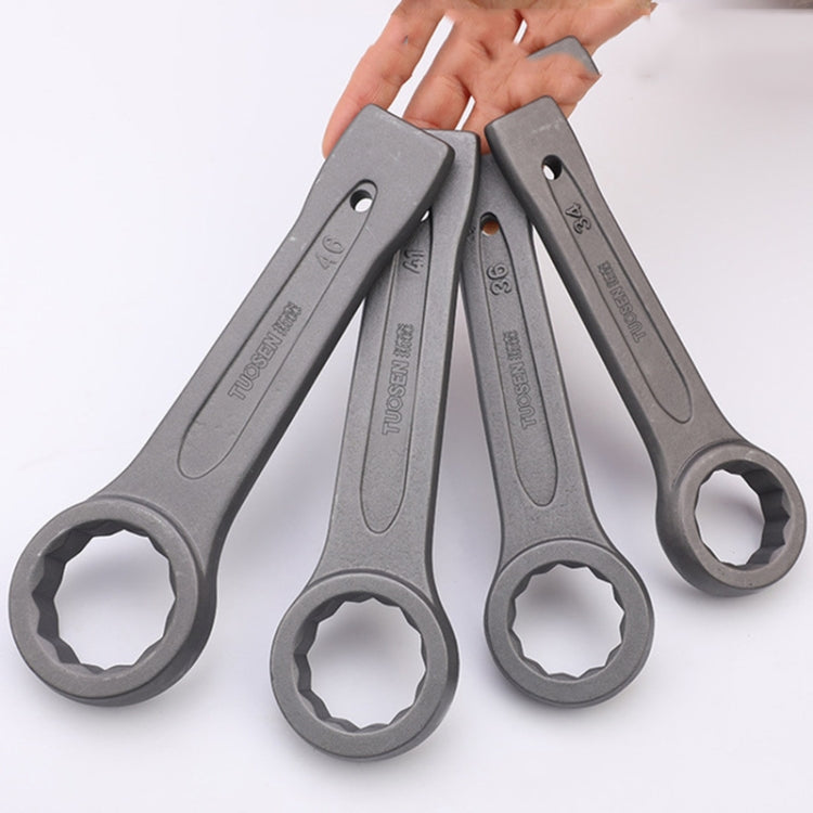 拓森 單頭直柄發灰磷化敲擊梅花扳手