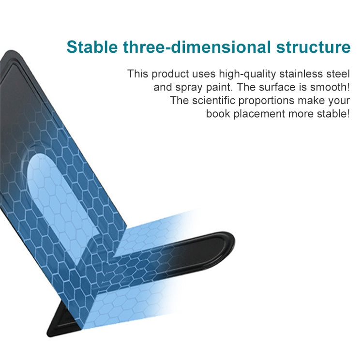一對賣 簡約金屬書擋書架防滑書立桌面收納架