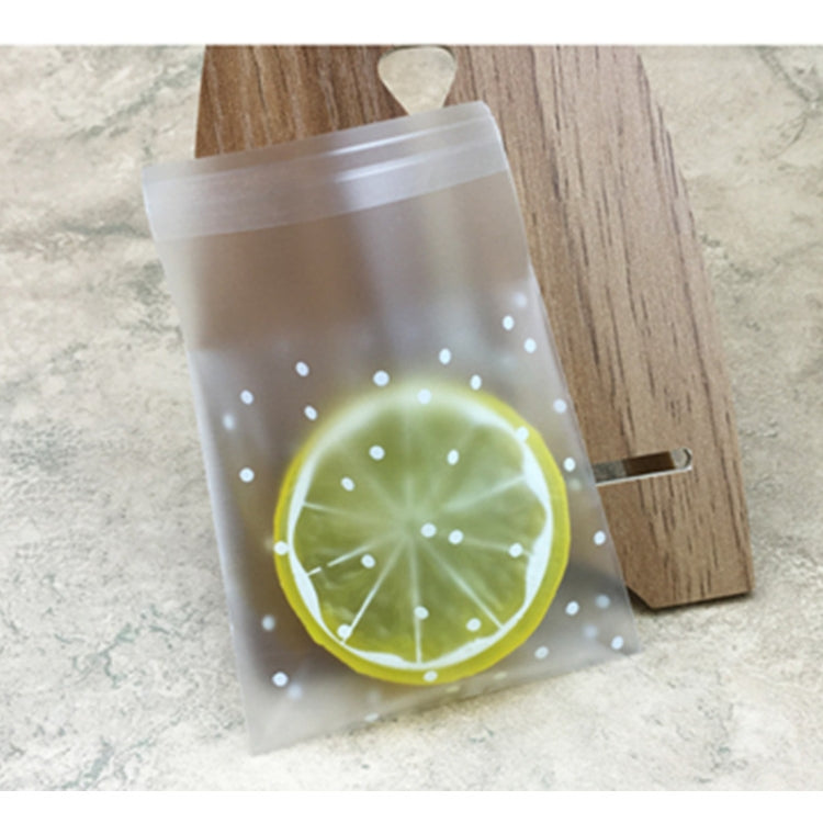 100個裝/包 塑料透明磨砂圓點派對糖果餅乾禮品袋DIY自粘袋