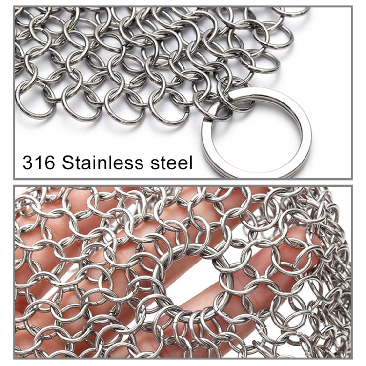 不銹鋼方形金屬清潔工具清潔刷洗鍋涮家用炊具廚房清潔工具