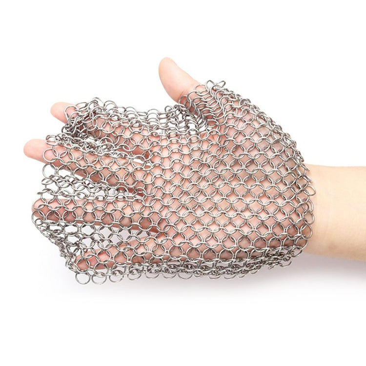 不銹鋼方形金屬清潔工具清潔刷洗鍋涮家用炊具廚房清潔工具