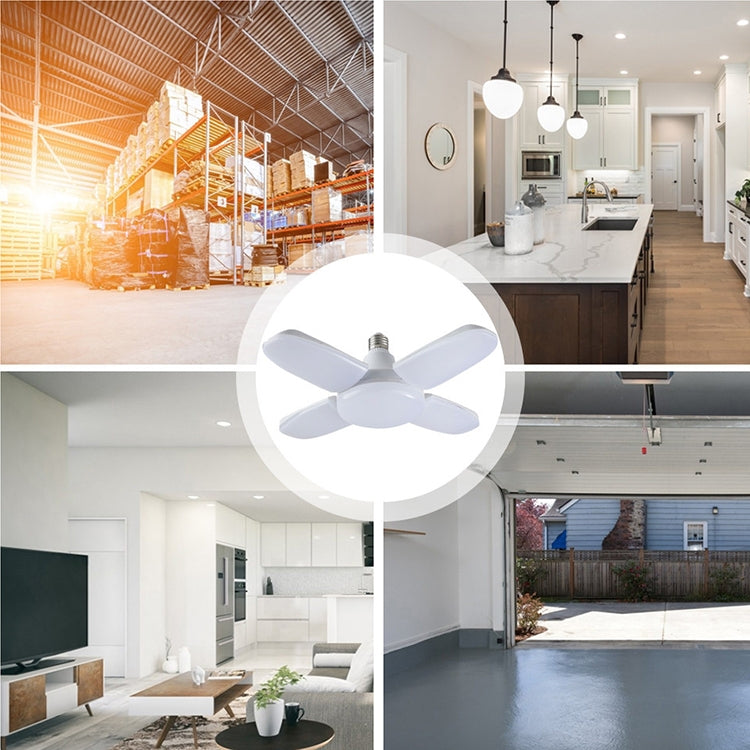 60W 235顆SMD2835燈珠 5恭弘=叶 恭弘可摺疊家用燈泡 AC 120-265V