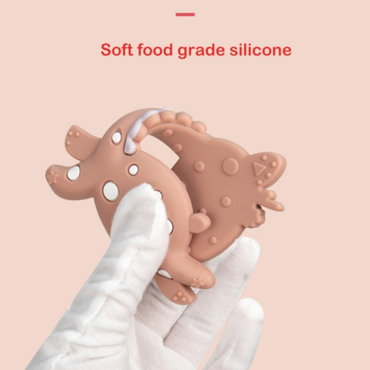 卡通小鹿嬰兒牙膠訓練咬膠磨牙棒硅膠玩具母嬰用品