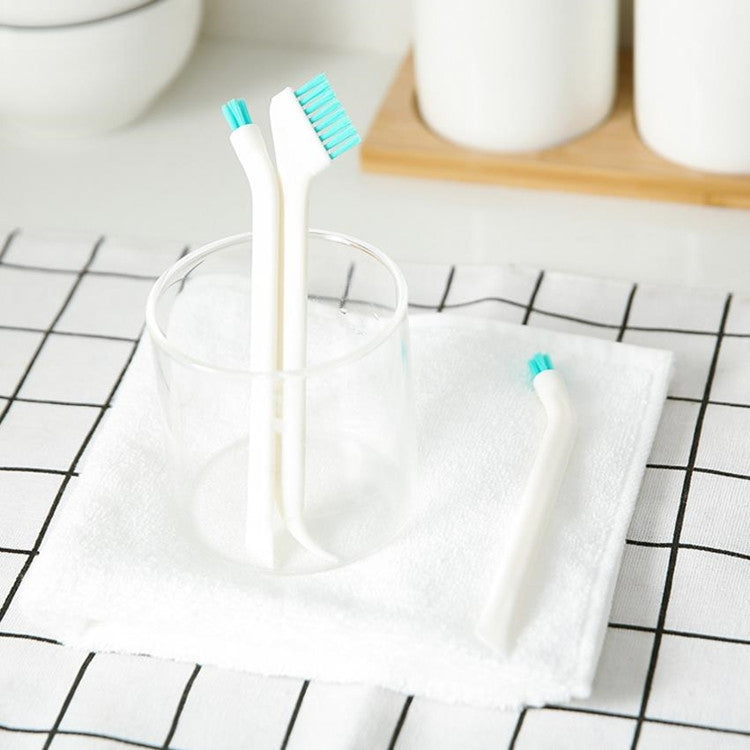 兩套一賣 2支套裝  雙頭帶尾部刮鏟門窗縫隙清潔刷杯刷