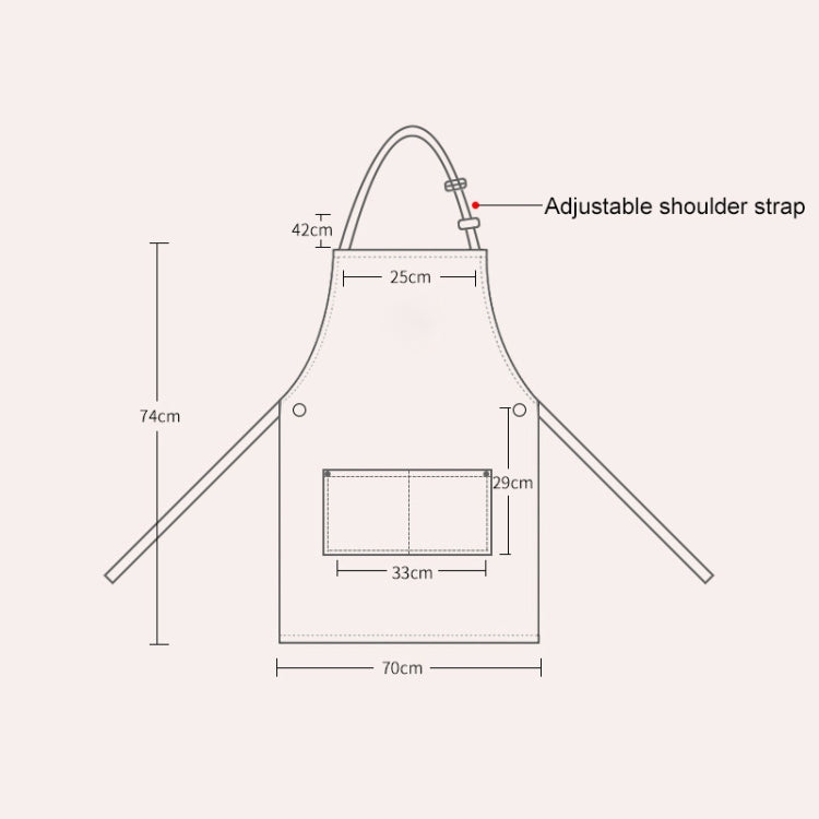 無袖牛仔圍裙 掛脖藍色牛仔布廚房工作服