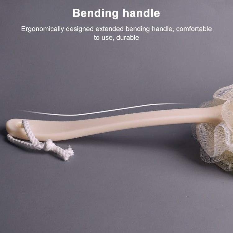 長柄懸挂式軟網背沐浴刷