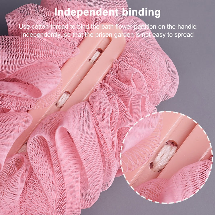 長柄懸挂式軟網背沐浴刷