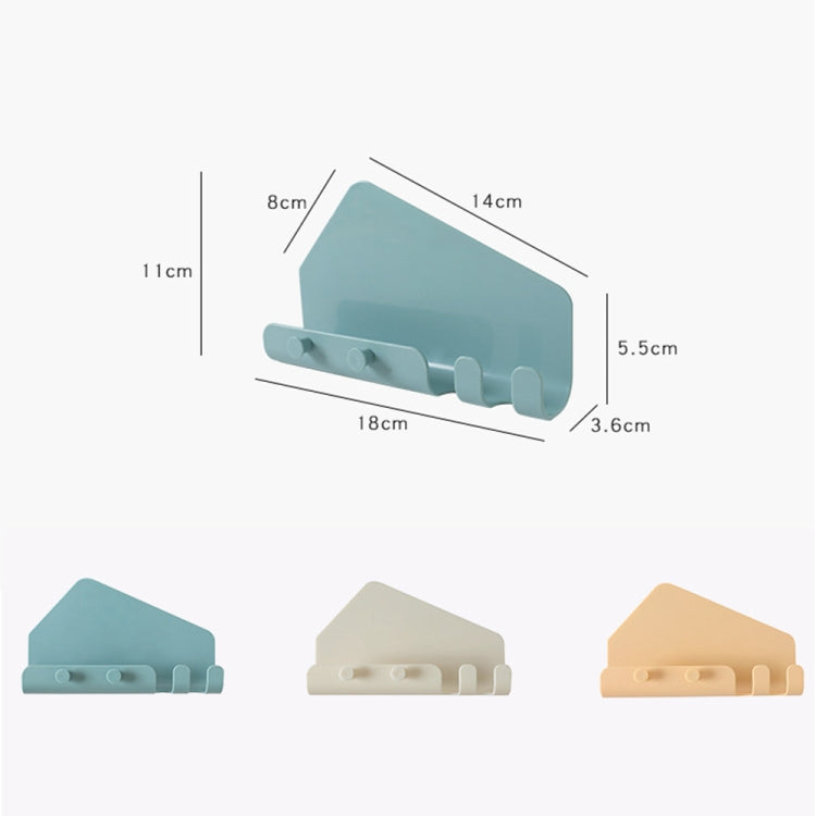 壁掛式4鈎手機支架鈎掛手機平板電腦充電支架托架