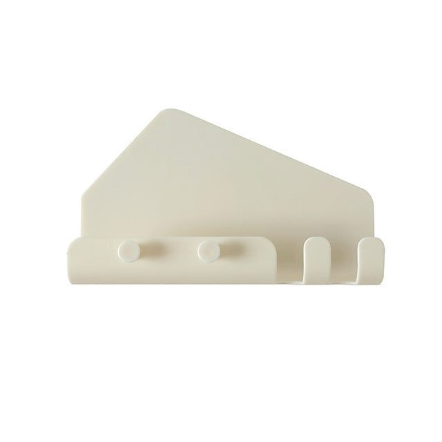 壁掛式4鈎手機支架鈎掛手機平板電腦充電支架托架