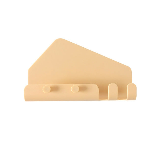 壁掛式4鈎手機支架鈎掛手機平板電腦充電支架托架